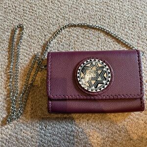 Elegant Maroon Chain Bag - Nuniz brand from Cairo